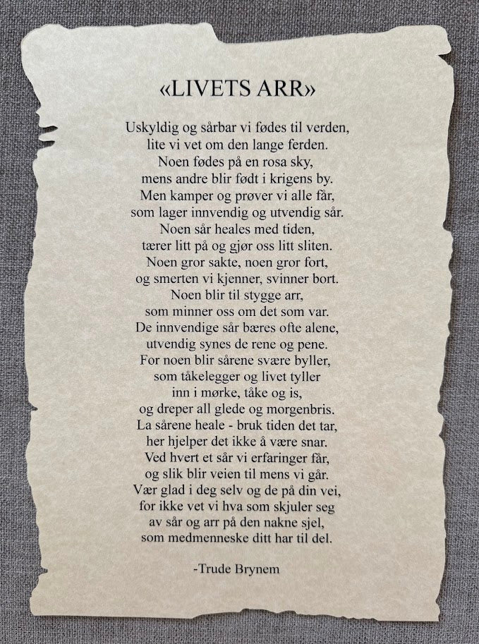 "Livets Arr" Kunstpapir trykk i begrenset opplag