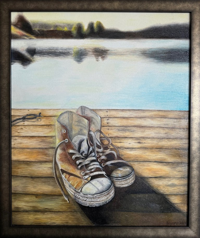 "Forlatt" Originalt oljemaleri