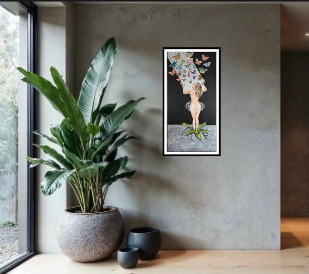 "Dandelion Child" Art paper print in limited edition