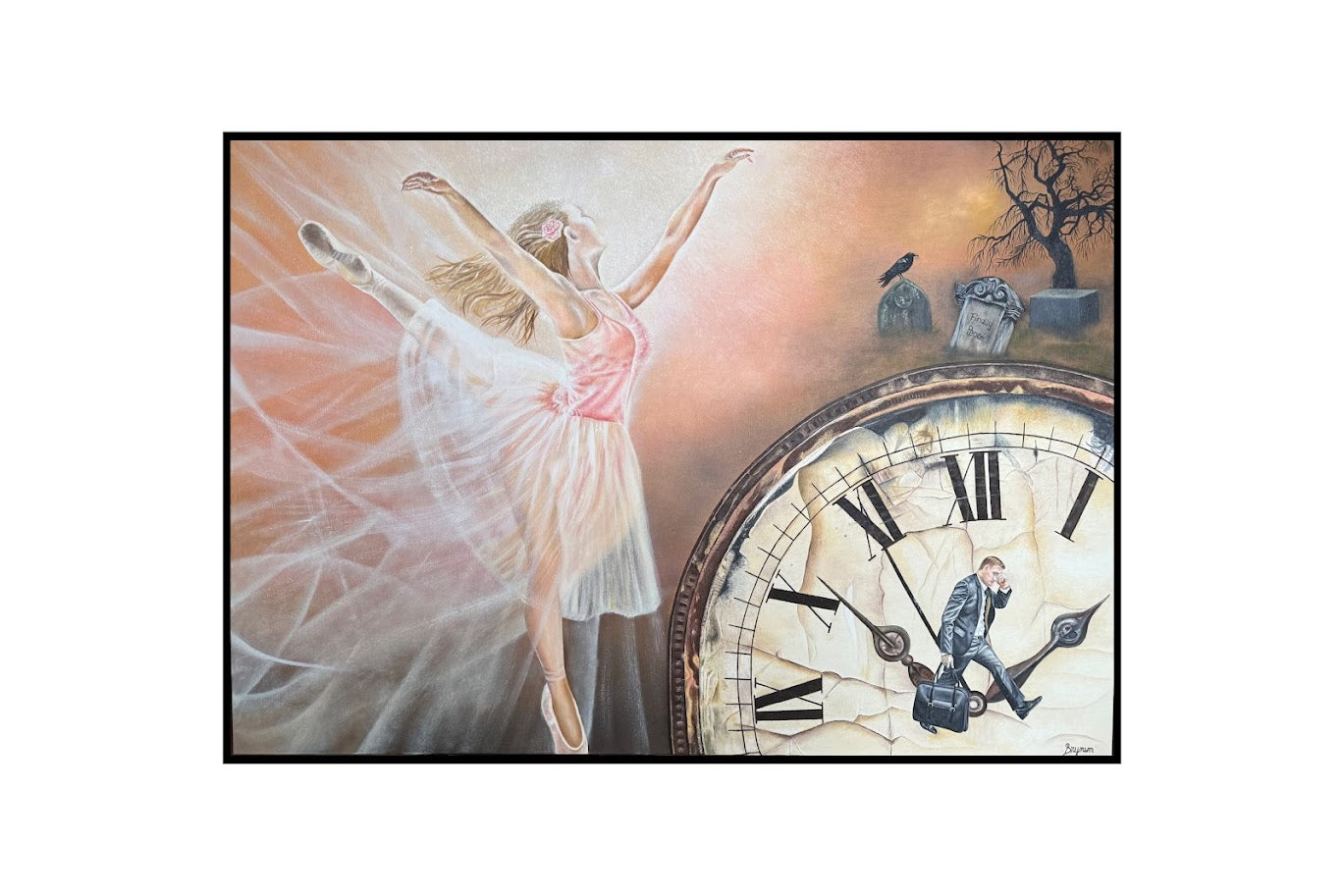 "Time" Original oil painting