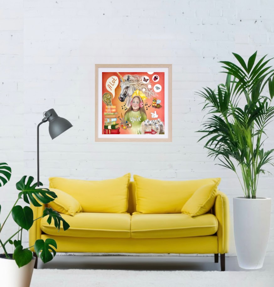 "Unique" Art paper print in limited edition