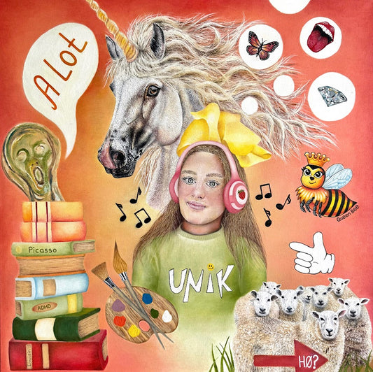 "Unik" Kunstpapir trykk i begrenset opplag
