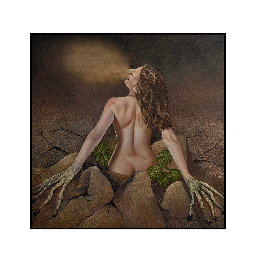 "Løvetannsbarn 2" Originalt oljemaleri