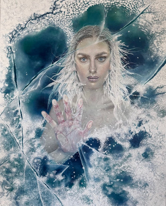 "Cold as Ice" Kunstpapir trykk i begrenset opplag