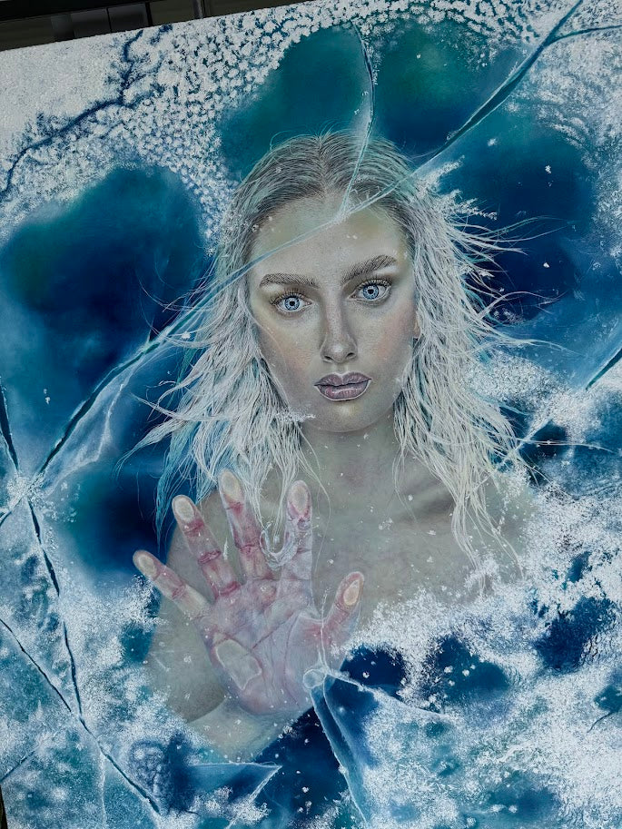 "Cold as Ice" Kunstpapir trykk i begrenset opplag
