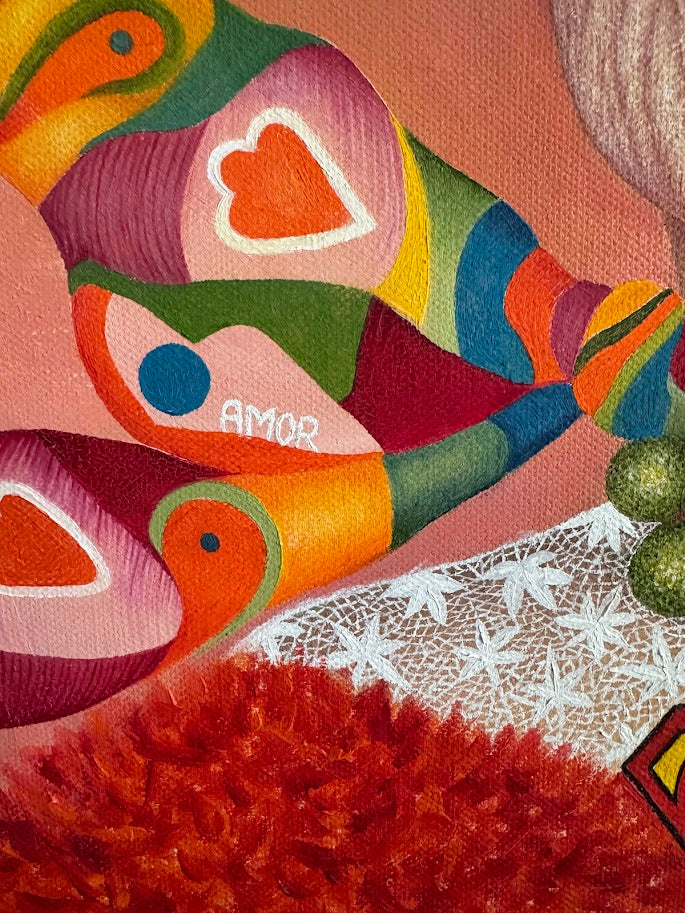 "Smile" Originalt oljemaleri