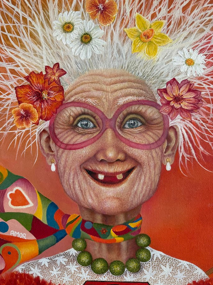 "Smile" Originalt oljemaleri