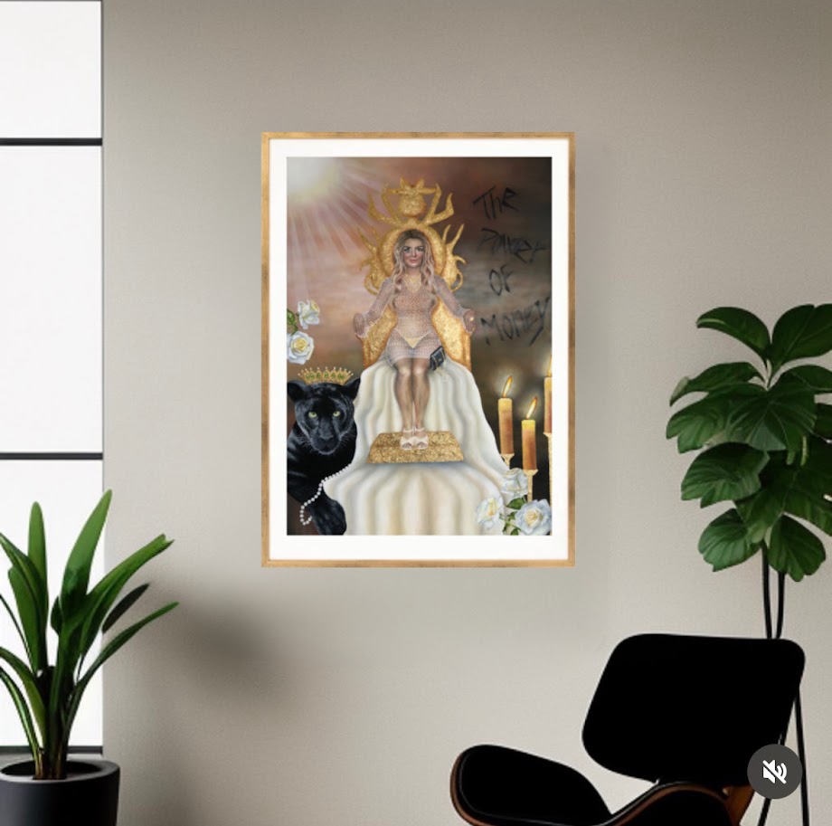 "The power of money" Limited edition art paper print