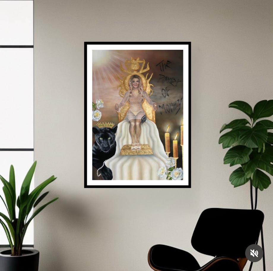 "The power of money" Limited edition art paper print