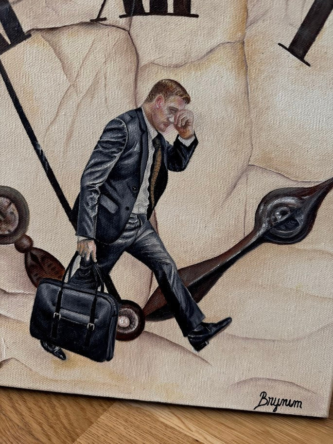"The Time" Art paper print in limited edition