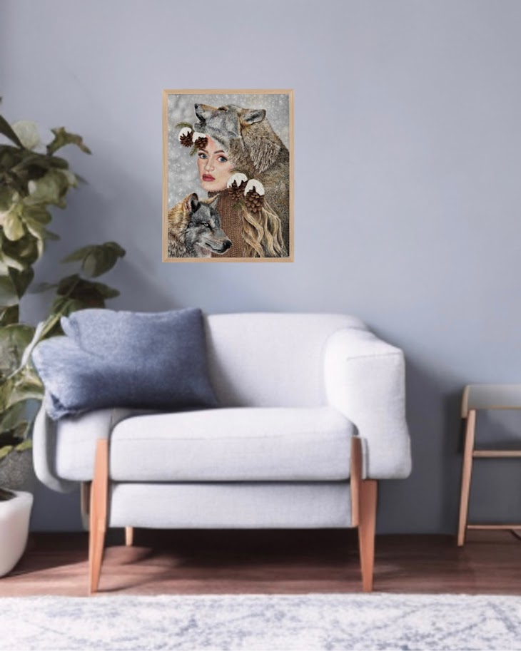 "Winter" Original oil painting